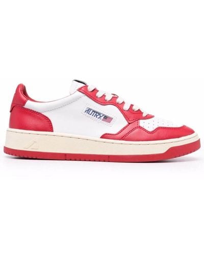 Autry Low-top Leather Trainers - Pink