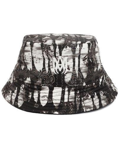 Amiri Bandana Reversible Bucket Hat - Black