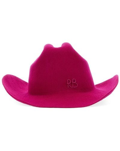 Ruslan Baginskiy Wool Cowboy Hat - Purple