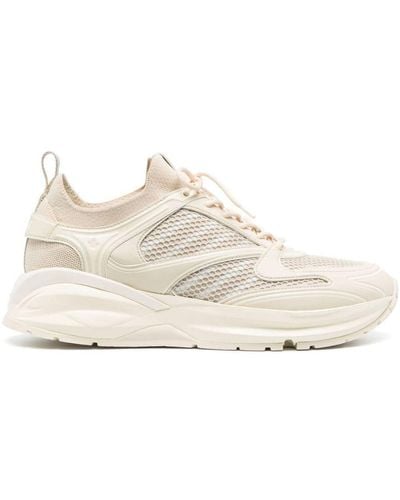 DSquared² X Dash Paneled Low-top Sneakers - Natural