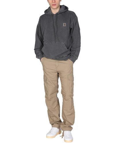 Carhartt Sweatshirt With Logo Patch - Grey