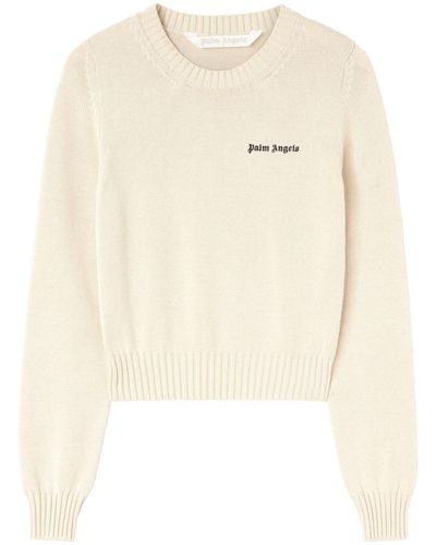 Palm Angels Sweaters - Natural