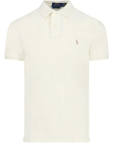 Ralph Lauren Logo Polo Shirt - White