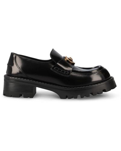 Versace Low Shoes - Black