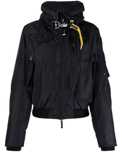 Parajumpers Gobi Jacket In Technical Fabric - Black