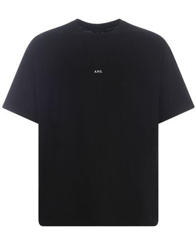 A.P.C. T-shirts And Polos - Black