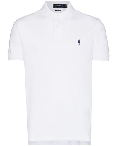 Polo Ralph Lauren Logo-embroidered Polo Shirt - White