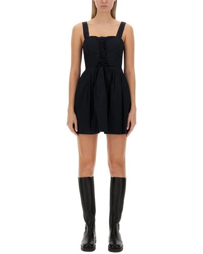 STAUD Mini Sutton Dress - Black