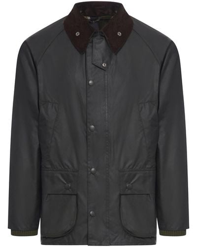 Barbour Classic Bedal Jacket In Waxed Cotton - Black