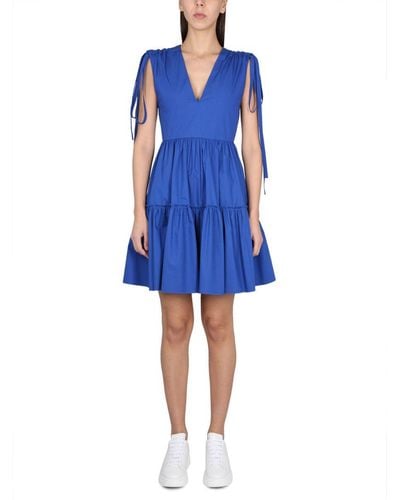 RED Valentino Dress With Bows - Blue
