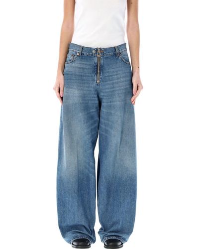 Haikure Bethany Zipped Jeans - Blue