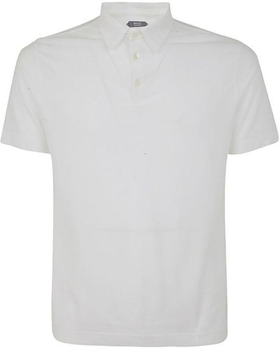 Zanone Polo Basic Pullover Clothing - White