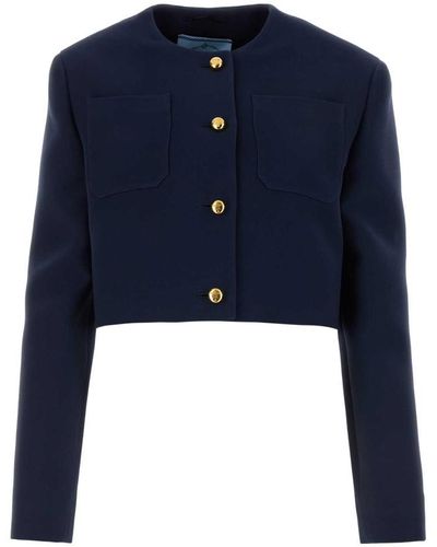 Prada Jackets And Vests - Blue