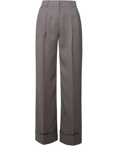 ANDAMANE Grey Polyester Pants