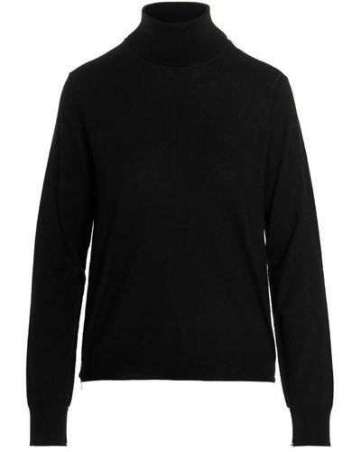 Maison Margiela Turtleneck Wool Sweater - Black