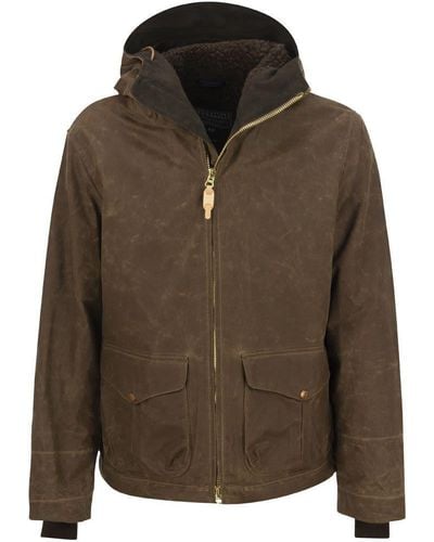 Manifattura Ceccarelli Ifattura Ceccarelli Blazer Coat - Hooded Jacket - Brown