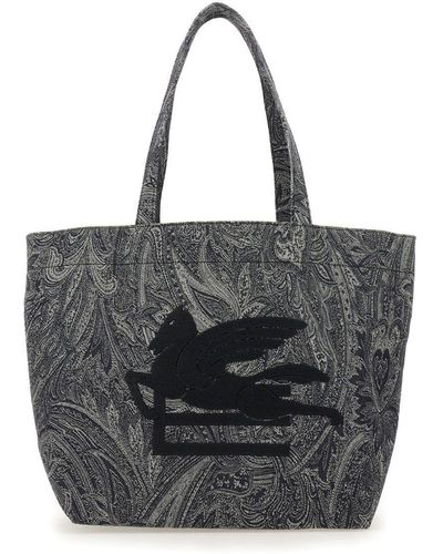 Etro Bag With Logo - Black