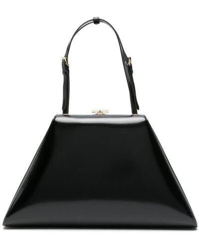 Prada Patent-leather Tote Bag - Black