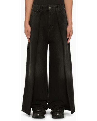 Balenciaga Double Side Trousers - Black