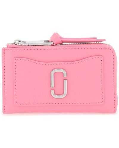 Marc Jacobs The Utility Snapshot Top Zip Multi Wallet - Pink