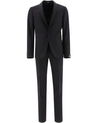 Tagliatore Single-breasted Tailored Suit - Black