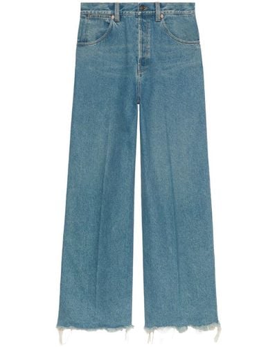 Gucci Organic Cotton Denim Skate Jeans - Blue