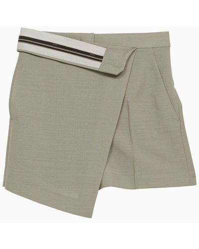 Fendi Shadow Mohair Short - Green