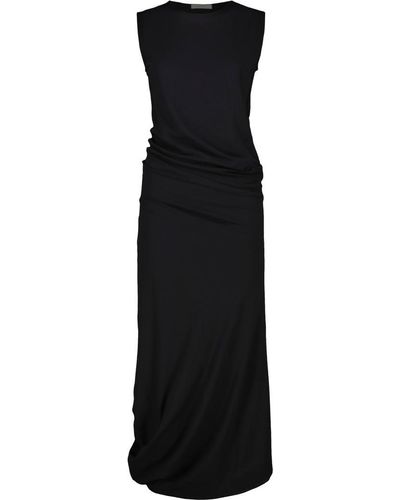 Lemaire Fitted Twisted Dress - Black