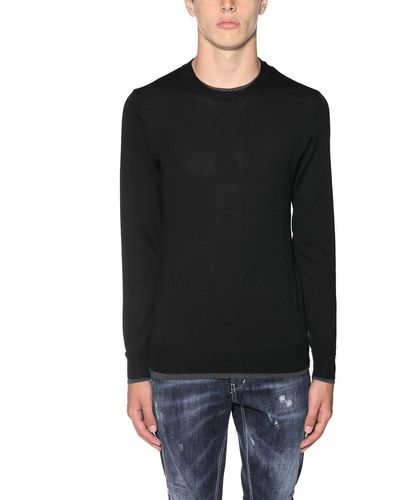 Paolo Pecora Jerseys & Knitwear - Black