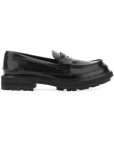 Alexander McQueen Leather Loafer - Black