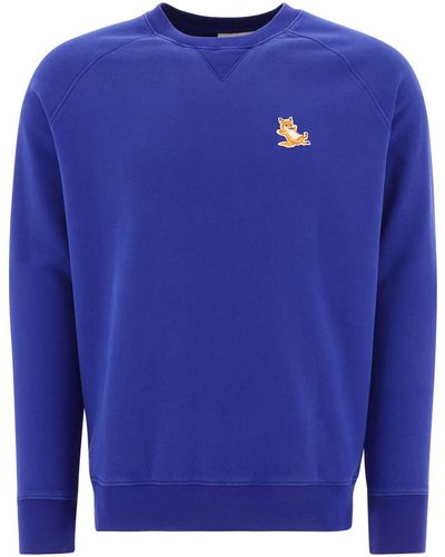 Maison Kitsuné Maison Kitsuné Chillax Fox Sweatshirt - Blue