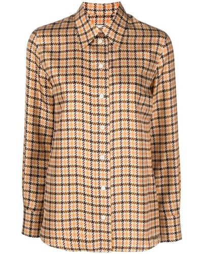 Lanvin Shirt With Print - Brown