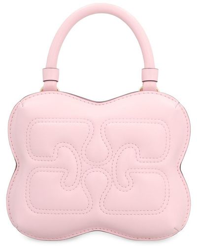 Ganni Butterfly Eco-Leather Small Bag - Pink