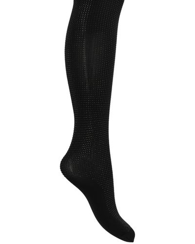 Wolford Studs Tights Socks - Black