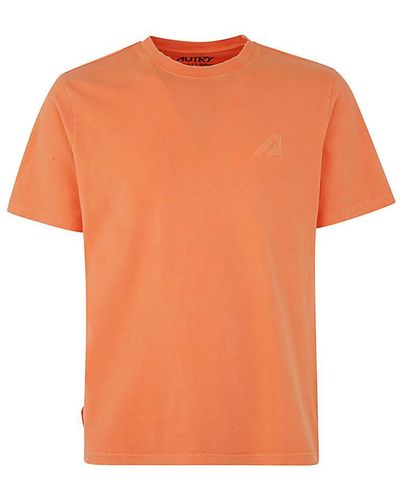 Autry Orange Dyed Supervintage T-shirt