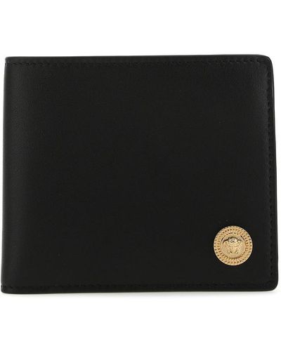 Versace Luxury Leather Wallet - Black