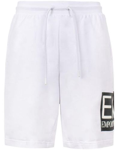 EA7 Trousers - White