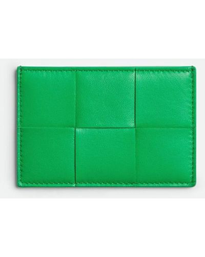 Bottega Veneta "Cassette" Card Holder - Green