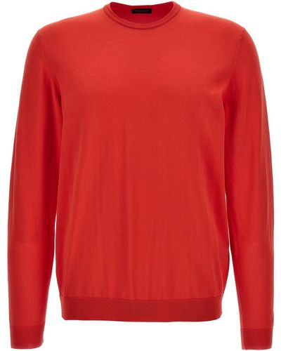 Roberto Collina Cotton Sweater - Red