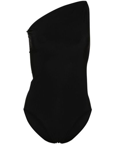 Rick Owens One-shoulder Swimsuit - Black