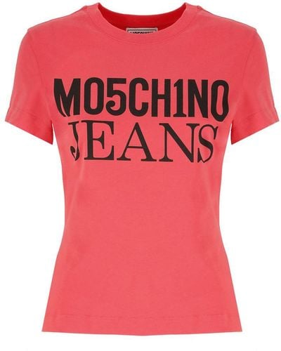 Moschino Jeans T-Shirts And Polos - Pink