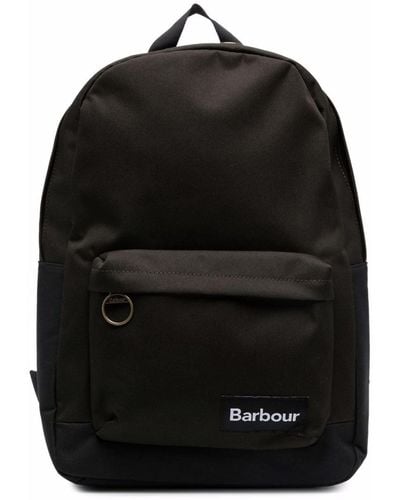 Barbour Highfield Canvas Backpack Bags - Black
