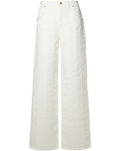 Blumarine Cotton Jeans - White
