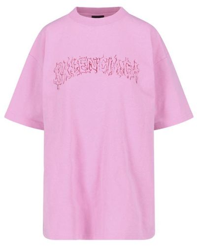 Balenciaga T-Shirts And Polos - Pink
