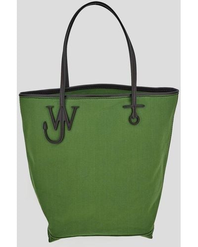 JW Anderson Tall Anchor Tote Bag - Green