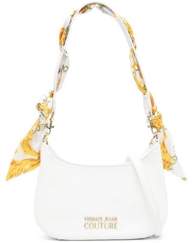 Versace Thelma Scarf-wrapped Shoulder Bag - White