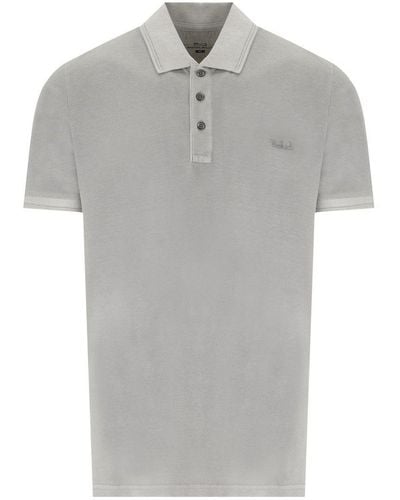 Woolrich Polo With Logo - Grey