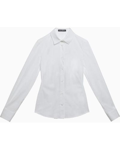 Dolce & Gabbana Dolce&Gabbana Stretch Tight Shirt - White