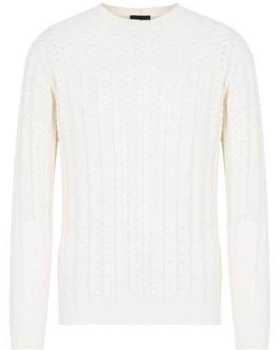 Giorgio Armani Sweaters - White