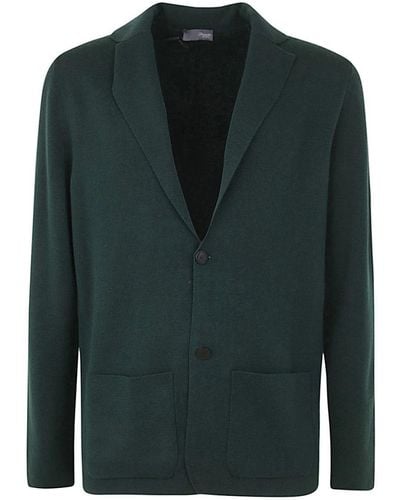 Drumohr Single Breasted Blazer Clothing - Green